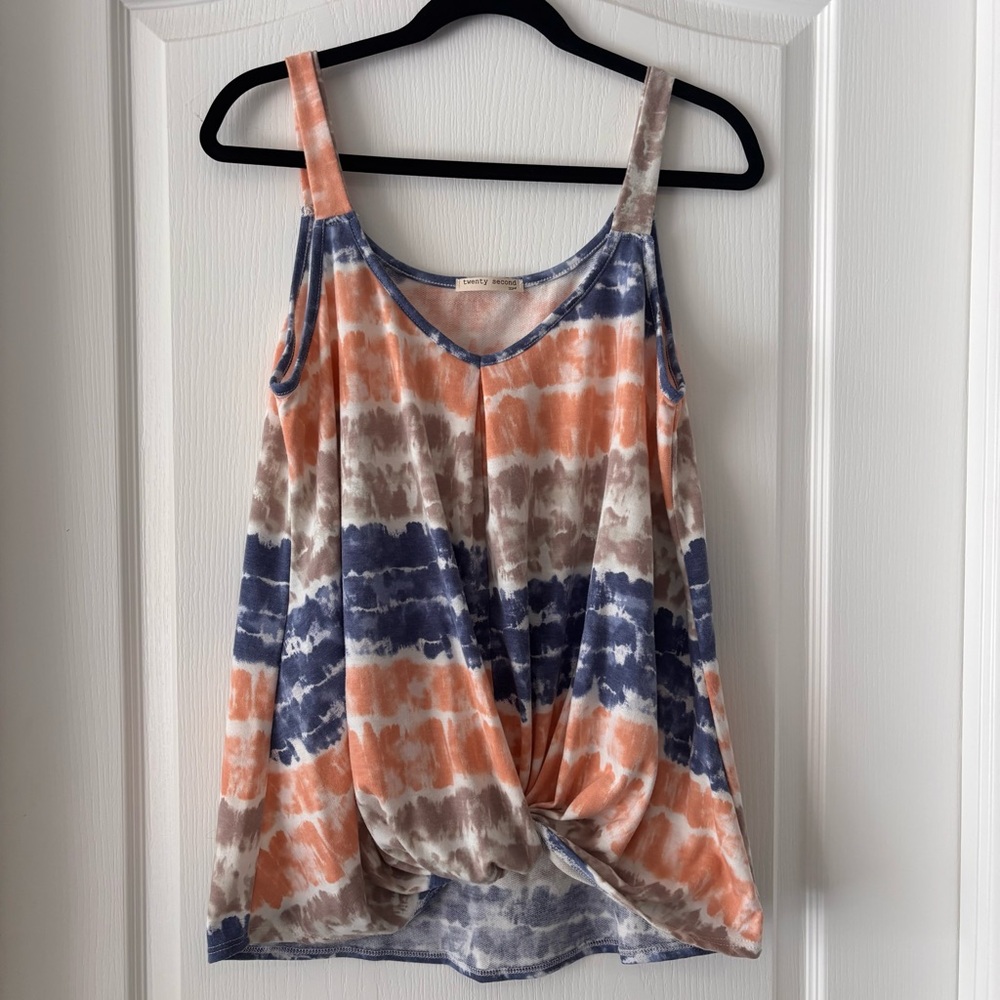 Twenty Second Tie-Dye Tank Top Size Large